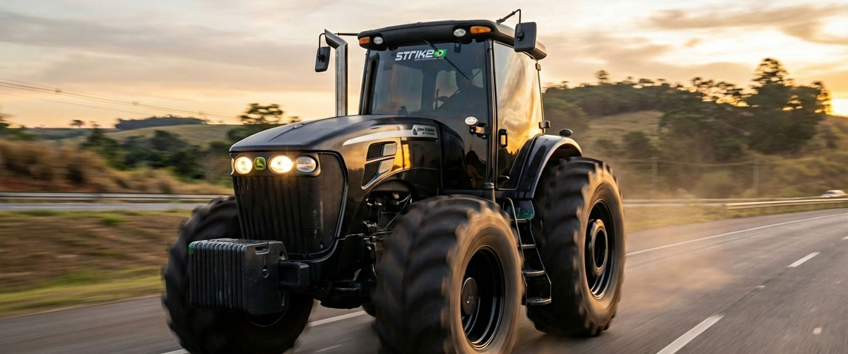 Lancement du John Deere 7J270 au Brésil avec l'amélioration Strike Brasil