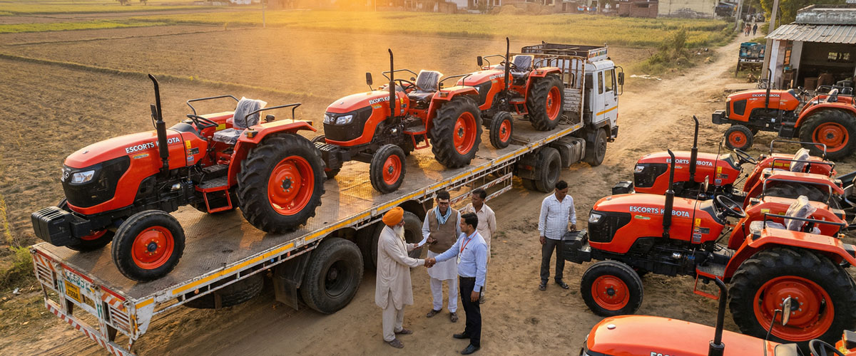 Les Ventes de Tracteurs d'Escorts Kubota en Janvier 2026 Révèlent un Marché Domestique Dynamique